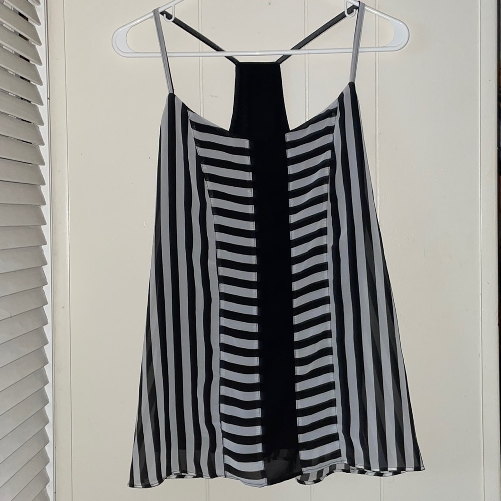 Striped summer top for ladies. Size L